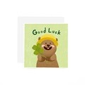 미니카드 MCYA2602 - QUOKKA GOOD LUCK 캘리그라피카드