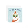 미니카드 생일카드 MCYA2601 - CAT HAPPY BIRTHDAY 캘리그라피카드