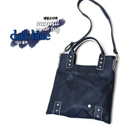 Mental Porter Bag-다크블루 유니섹스백