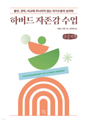 하버드 자존감 수업 (큰글자책)