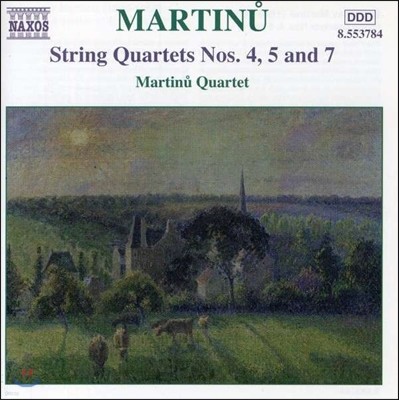 Martinu Quartet 마르티누: 현악 사중주 3집 - 4, 5, 7번 (Martinu: String Quartets No.4, No.5, No.7)