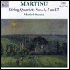 Martinu Quartet 마르티누: 현악 사중주 3집 - 4, 5, 7번 (Martinu: String Quartets No.4, No.5, No.7)