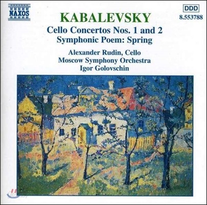 Igor Golovschin 카발레프스키: 첼로 협주곡 1번, 2번, 교향시 &#39;봄&#39; (Kabalevsky: Cello Concertos, Symphonic Poem &#39;Spring&#39;)