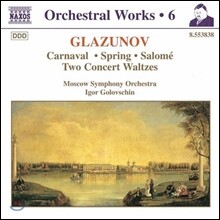 Igor Golovschin 글라주노프: 카니발, 봄, 살로메, 협주 왈츠 (Glazunov: Carnaval, Spring, Salome, 2 Concert Waltzes)