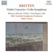 Takuo Yuasa 브리튼: 바이올린 협주곡, 첼로 교향곡 (Britten: Violin Concerto Op.15, Cello Symphony Op.68)