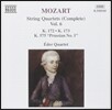 Eder Quartet 모차르트: 현악 사중주 전집 6 - 12, 13, 21번 프로이센 (Mozart: String Quartets K.172, K.173, K.575 'Prussian No.1')