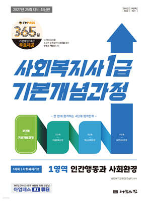2027 나눔의집 사회복지사1급 기본개념과정 인간행동과 사회환경