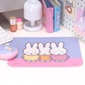 미피 캐릭터 귀여운 토끼 마우스패드 데스크패드 PVC패드 miffy
