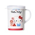 산리오 헬로키티 길쭉컵 260ml/멜라민 플라스틱 가벼운 뚜껑 물컵