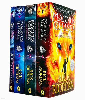 Magnus Chase and the Gods of Asgard 4 Books Collection Set