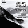 R.슈트라우스: 알프스 교향곡 & 네 개의 가곡 (R.Strauss: Eine Alpensinfonie & Vier Lieder, Op. 27)(CD) - Nicholas Collon