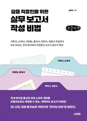 요즘 직장인을 위한 실무 보고서 작성 비법 (큰글자책)