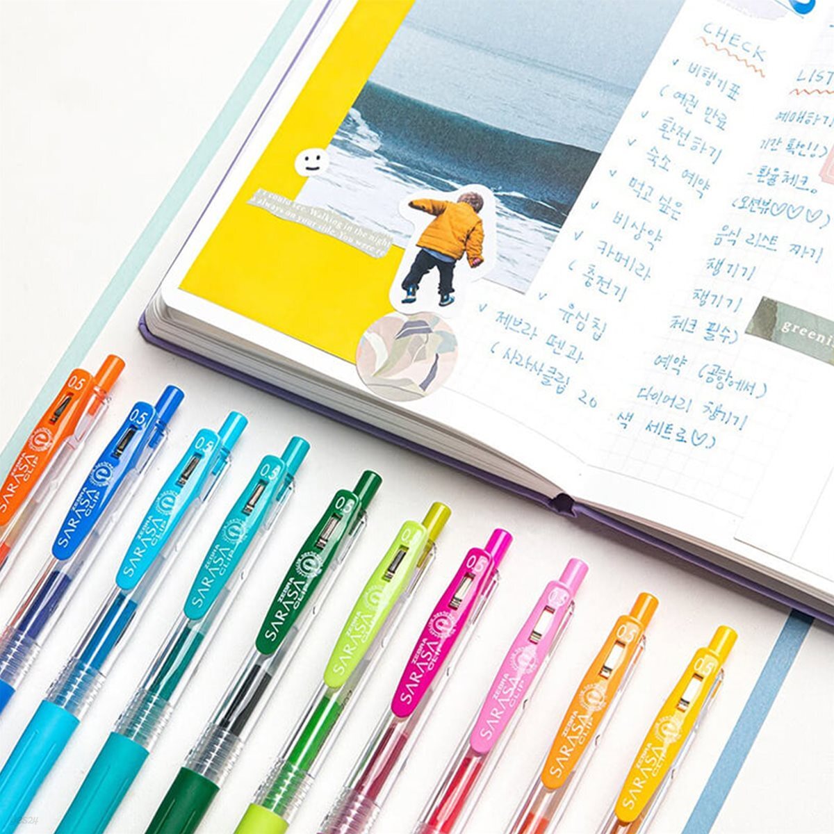 [예스24배송] 제브라 ZEBRA 사라사클립 젤볼펜 0.3/0.7mm