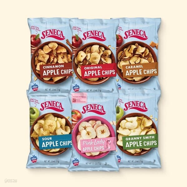 [1+1]★1개 랜덤 증정★ [세네카] 애플칩 사과칩 애플 스낵 사과 과자 71g (6가지맛 선택)