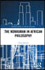 Nonhuman in African Philosophy