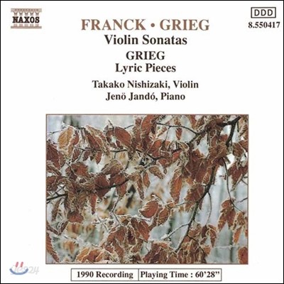 Jeno Jando 프랑크 / 그리그: 바이올린 소나타 / 그리그: 서정 소품집 (Franck / Grieg: Violin Sonatas / Grieg: Lyric Pieces)