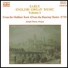 Joseph Payne 영국의 오르간 고음악 1집 (Early English Organ Music - From the Mulliner Book, From the Dancing Master 1719)