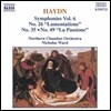 Nicholas Ward 하이든: 교향곡 6집 - 26번 '슬픔', 35번, 49번 '수난' (Haydn: Symphonies 'Lamentatione', 'La Passione')