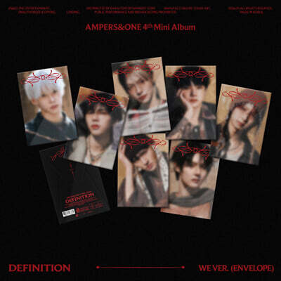 앰퍼샌드원 (AMPERS&ONE) - 미니앨범 4집 : DEFINITION [WE Ver.][7종 SET]