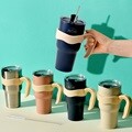 ★주말특가/무료배송★1+1 대용량 텀블러 스텐 이중 진공 900ml 2개 세트
