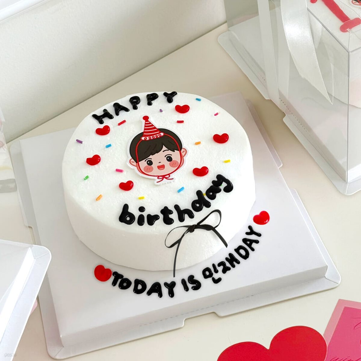 디유 수제 레터링 케이크 만들기 키트 생크림 생일 케익 제작 1호 케잌시트