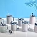 ★특가★ 1+1 디유 캠핑 뚜껑 스텐 보냉 보온 머그 컵 잔 텀블러 420ml_520ml