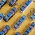 단청 키캡 키링 경복궁 근정전 LED 키보드키링 딸깍이 열쇠고리 굿즈 기계식