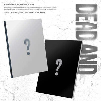 Xdinary Heroes (엑스디너리 히어로즈) - 미니앨범 8집 : DEAD AND [2종 중 1종 랜덤발송]