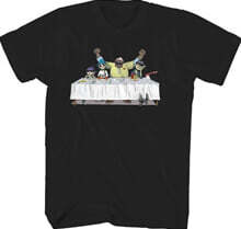 Gorillaz (고릴라즈) - Dinner Table T-Shirt : XL Black (블랙 엑스라지 티셔츠)