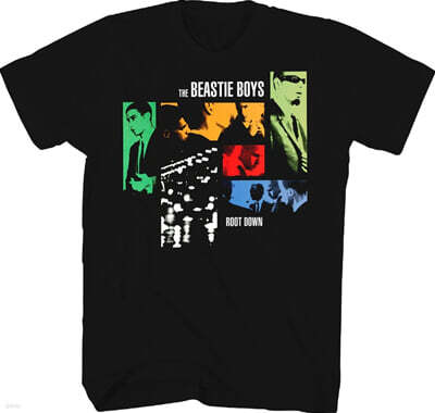 Beastie Boys (비스티 보이즈) - Root Down T-Shirt : Large Black (라지 블랙 티셔츠)