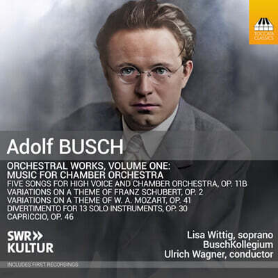 Ulrigh Wagner 아돌프 부슈: 관현악 작품 1집 (Adolf Busch: Orchestra Works Vol.1)