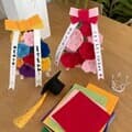 미니 화환 만들기 DIY 키트 세트 축하 개업 선물 [2종 공예 수업 재료 미술 놀이 졸업식 어버이날 스승의날 생신 생일]