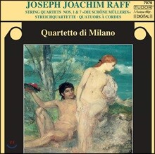 Quartetto Di Milano 라프: 현악 사중주 1번 7번 (Joachim Raff: String Quartet)