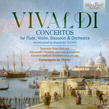 Alessandro Ciccolini 비발디: 플루트, 바이올린, 바순 협주곡 (Vivaldi: Concertos for Flute, Violin, Bassoon &amp; Orchestra)