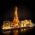 [Miplex] DIY 3D 입체 조립 모델 키트(LED조명) : 파리 스카이라인