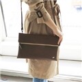 신지가토 폴딩 클러치 Brown