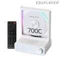 투명 무선 CD플레이어 무드등 에듀플레이어 EA700C 블루투스인아웃 USB 마이크로SD MP3 스피커