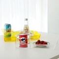 쟁반 아크릴 트레이 투명 컬러 야구장 피크닉 트레이, 디저트 트레이