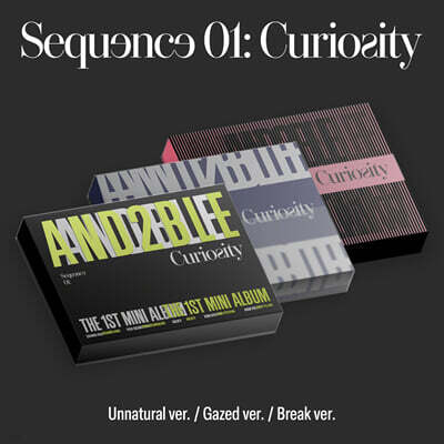 AND2BLE (앤더블) - 미니앨범 1집 [Sequence 01: Curiosity][3종 SET]