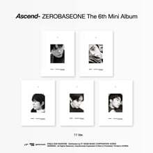 ZEROBASEONE - The 6th Mini Album [Ascend-] 11 Ver. [5종 중 1종 랜덤발송]