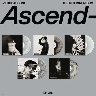 ZEROBASEONE The 6th Mini Album [Ascend-] [LP ver.][Limited Edition][5종 SET]