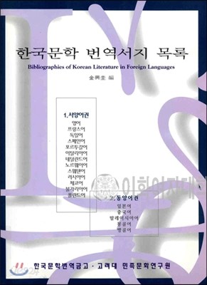 한국문학번역서지목록