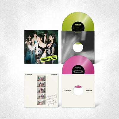 르세라핌 (LE SSERAFIM) - 2nd Studio Album ‘PUREFLOW’ pt.1 [LP][2종 중 1종 랜덤발송]