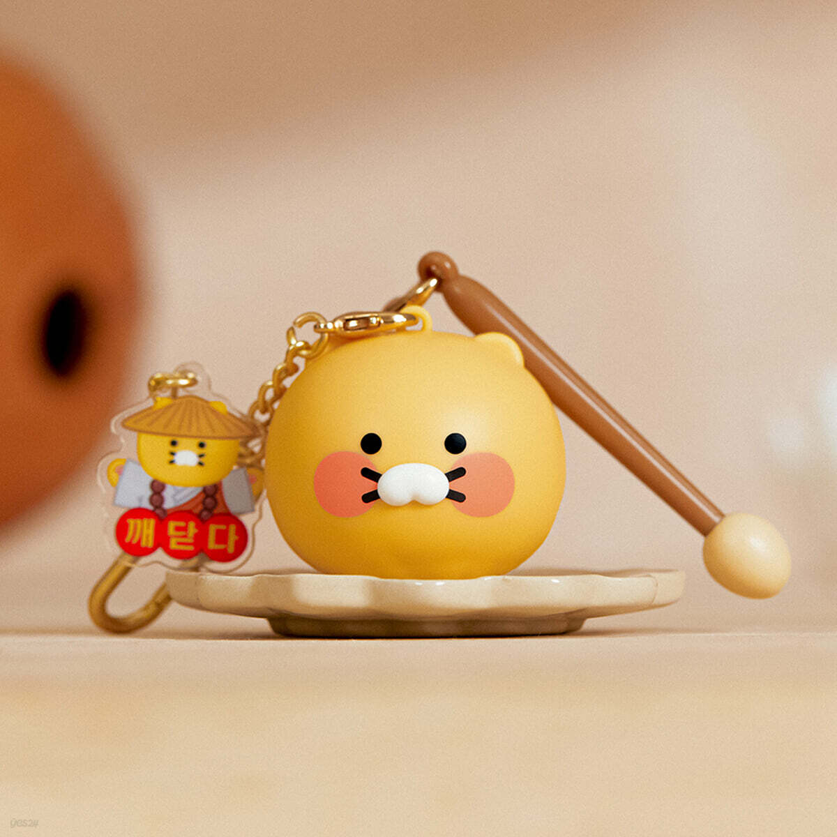 붓다춘 목탁 피규어 키링_춘식이