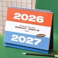 (26-27) 기본 18개월 탁상 달력 (26년 7월~27년 12월)