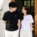 꼼데가르송 스몰로고 라운드 반팔티셔츠