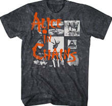 Alice In Chains (앨리스 인 체인스) - Dirt Album with Track List T-Shirt - Large Black
