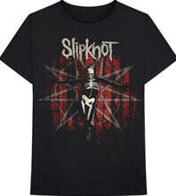 Slipknot (슬립낫) - The Gray Chapter Star T-shirt - Large Black