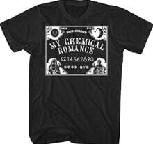 My Chemical Romance (마이 케미컬 로맨스) - Ouija Board T-Shirt - Medium Black