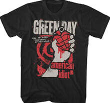 Green Day (그린 데이) - American Idiot Hysteria T-Shirt - XL Black
